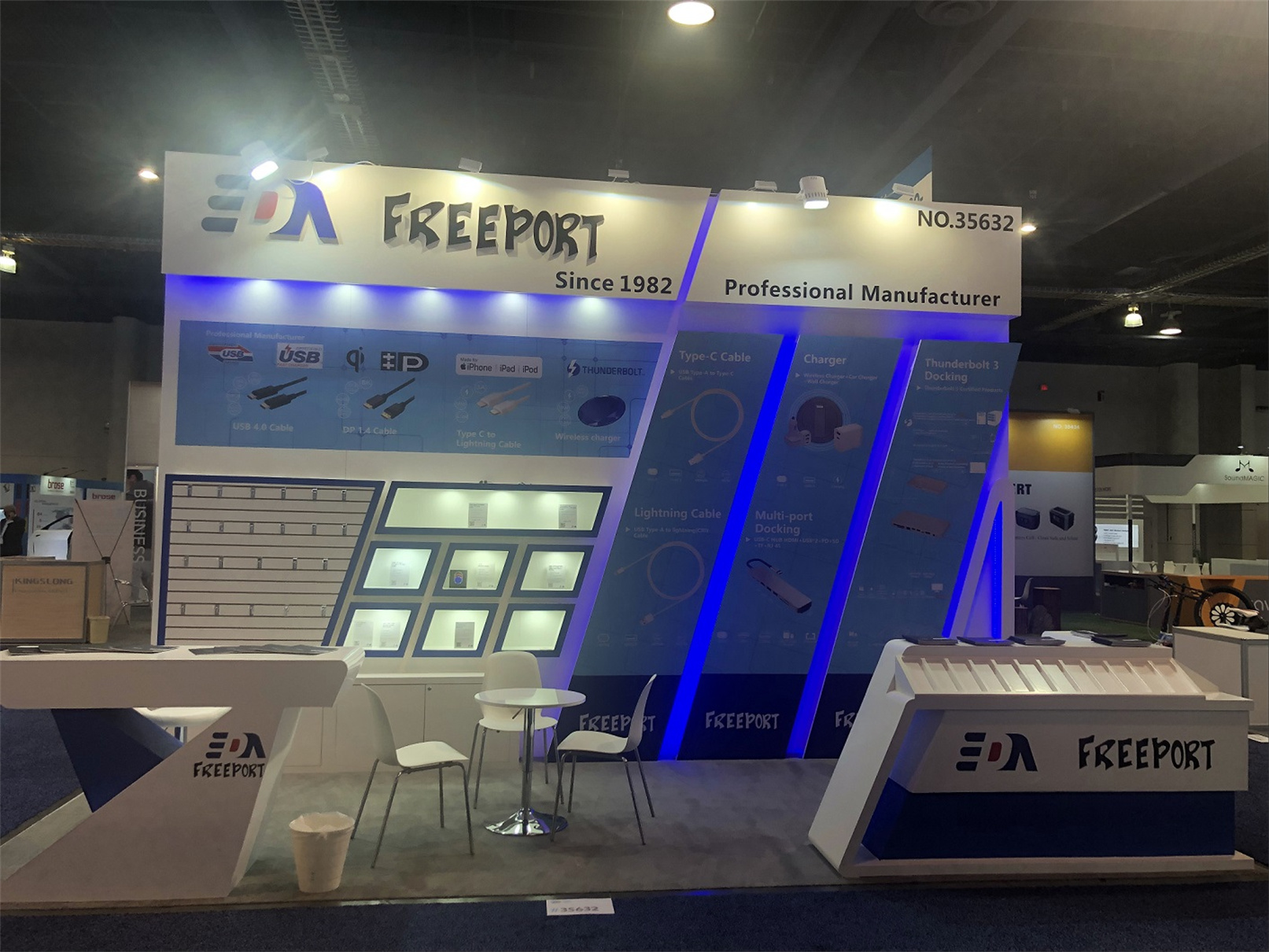 Freeport 10′ x 20′ CES Custom Trade Show Booth Rental