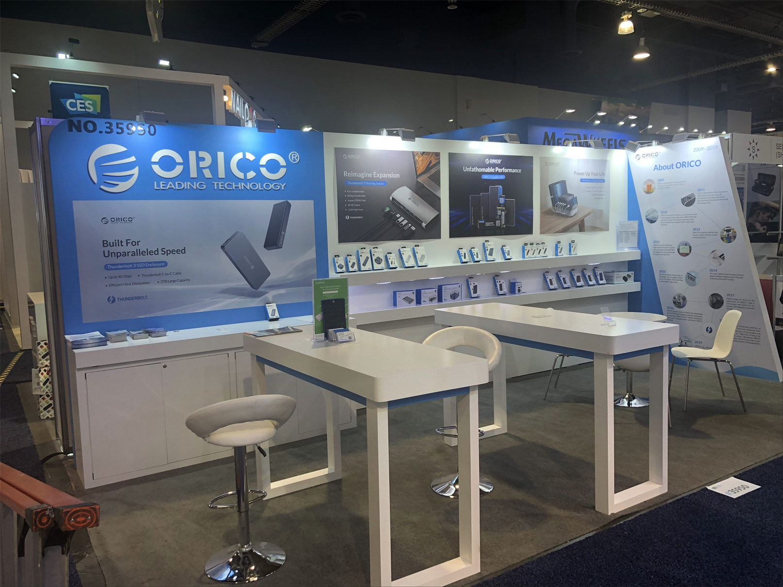Orico 10′ x 20′ CiscoLive USA Custom Trade Show Booth Design