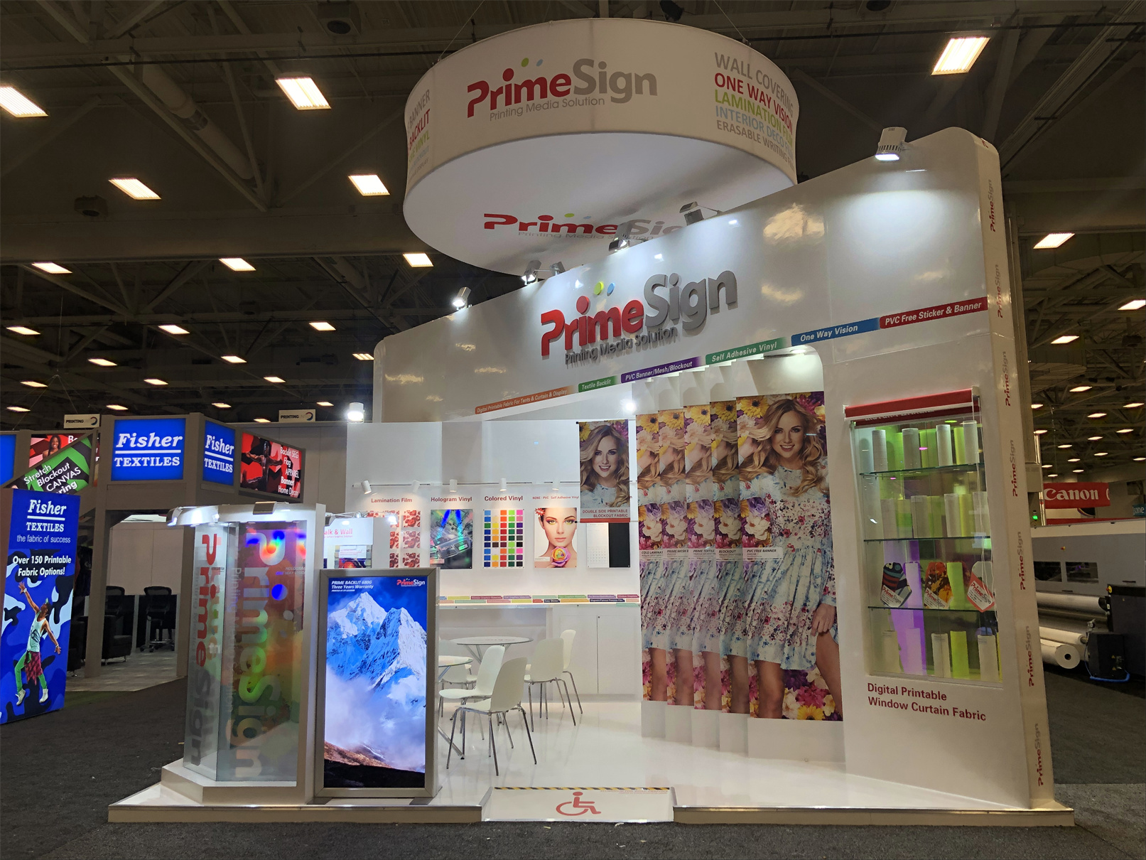 Primesign 20′ x 20′ International Sign Expo ISA Custom Exhibits