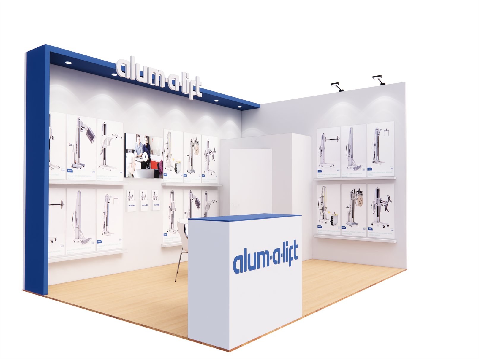 Alum.A.Lift 20′ x 30′ Custom Trade Show Booth Design