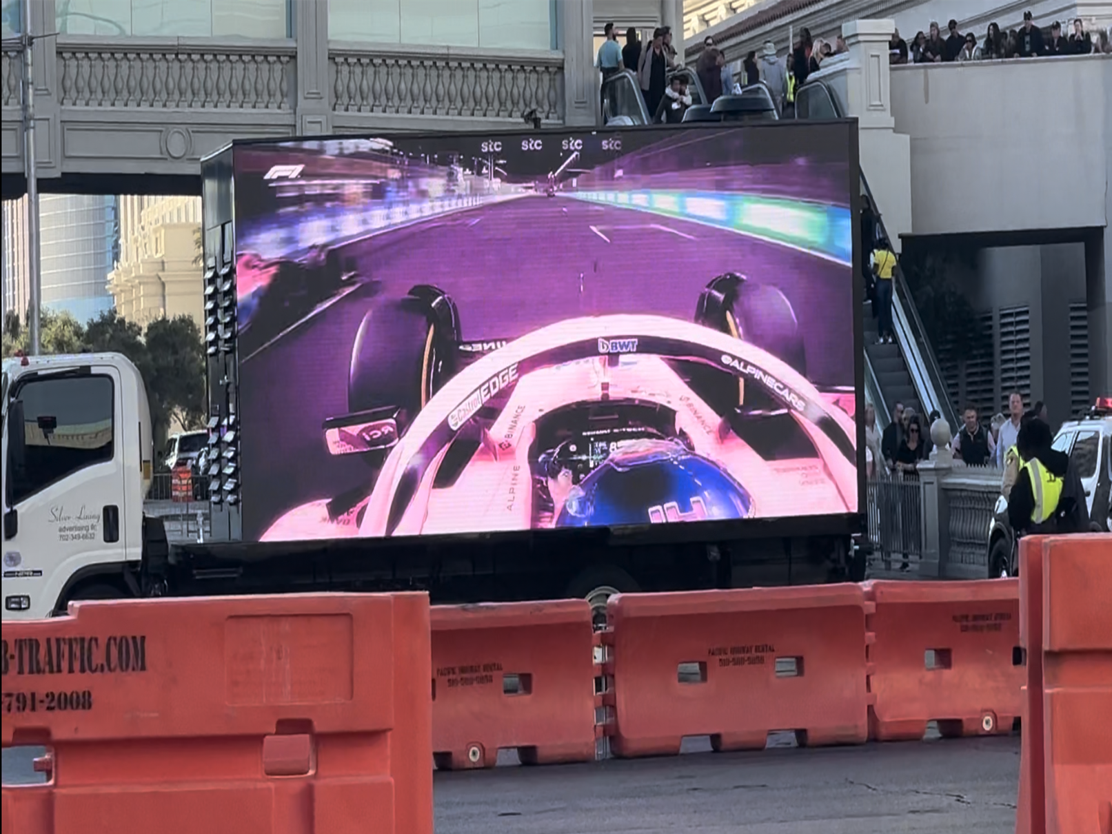 Formula 1 Las Vegas Grand Prix LED Video Wall Truck
