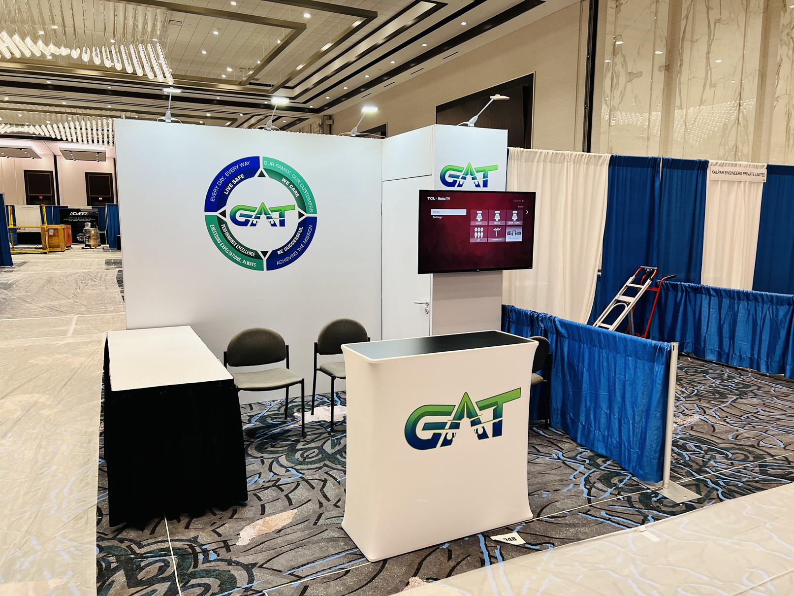 GAT 10′ x 10′ GSE Expo Custom Portable Booth