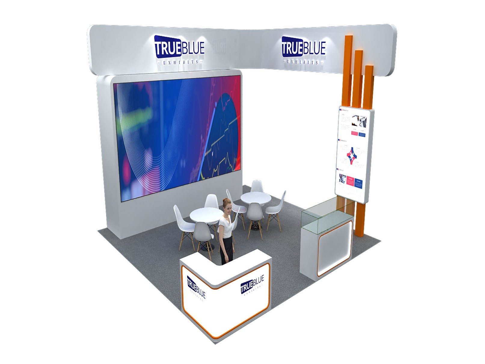 E6 20′ x 20′ Custom Trade Show Booth Design