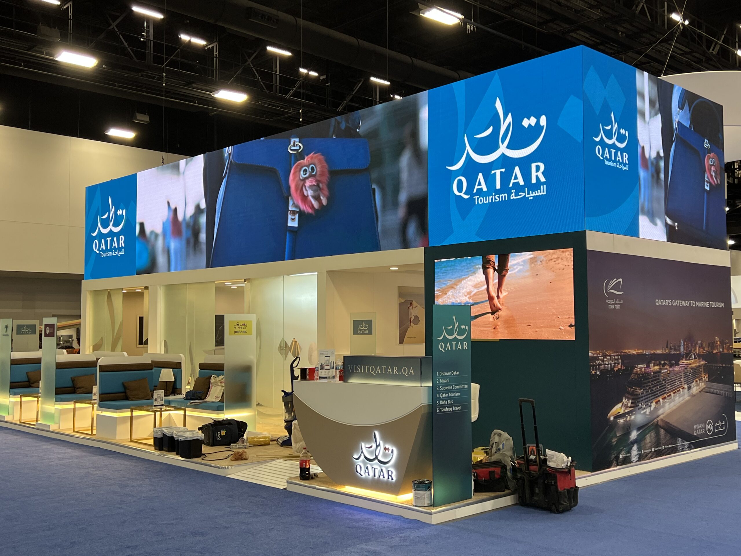  Qatar Seatrade Cruise Global 2022 LED Video Wall