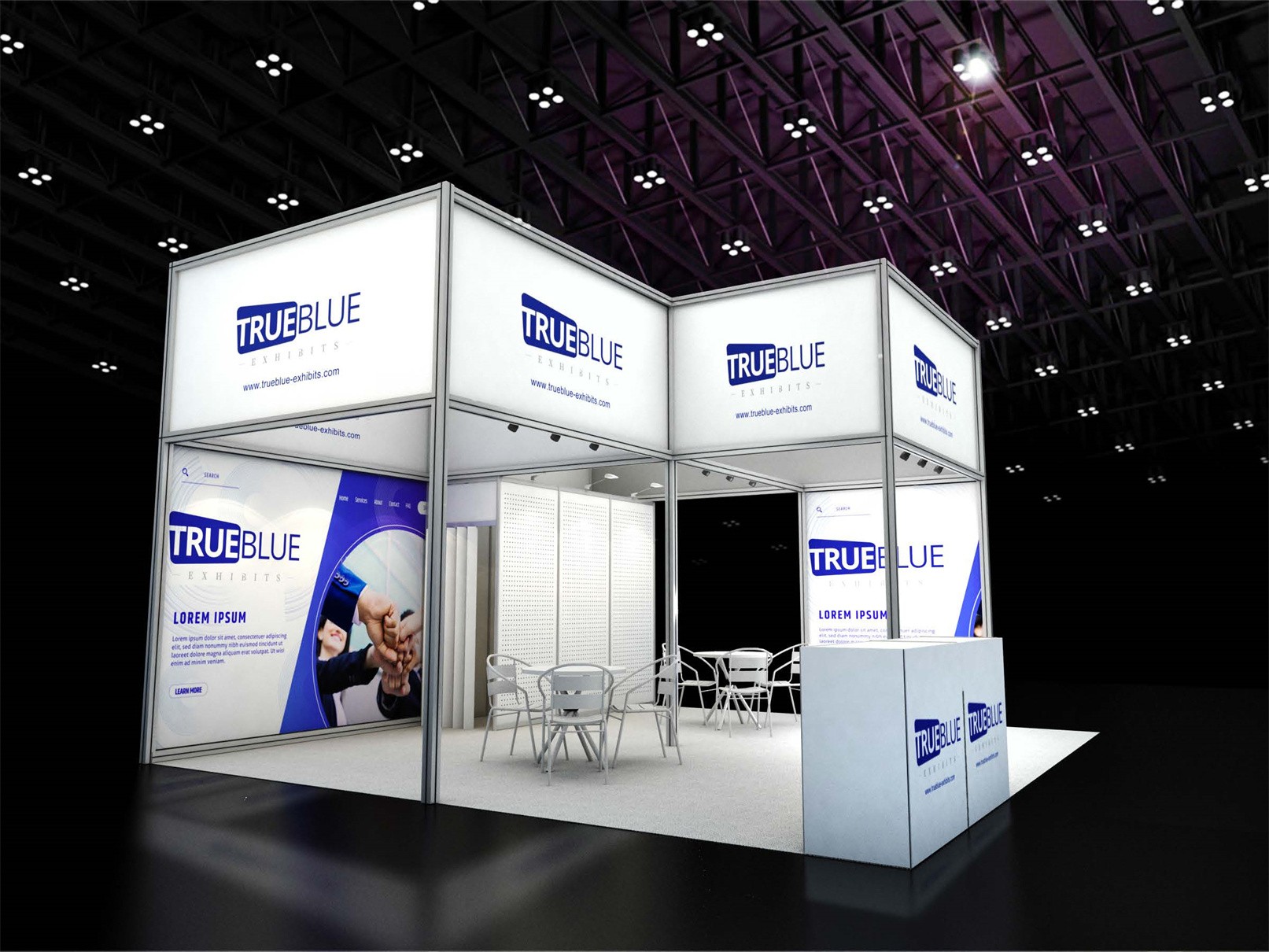 Creative Trade Show Carpet & Flooring Las Vegas TrueBlue Exhibits