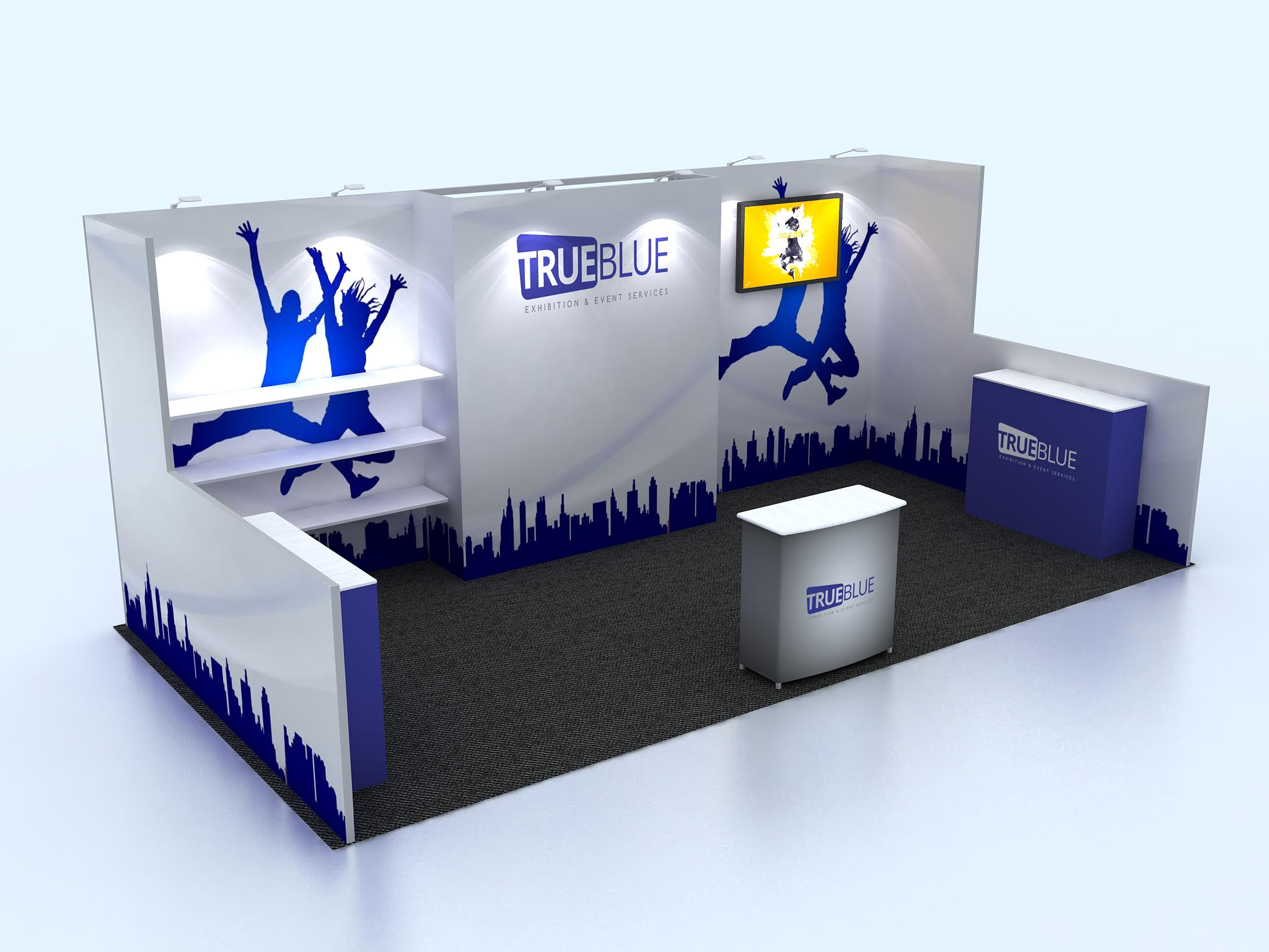 R4 10′ x 20′ Custom Trade Show Booth Design