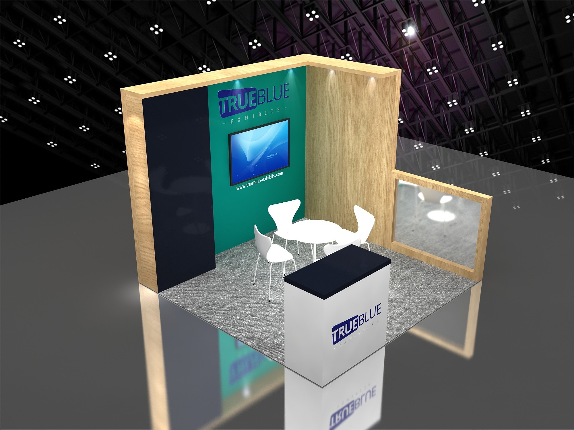 T22 10′ x 10′ Custom Trade Show Booth Design