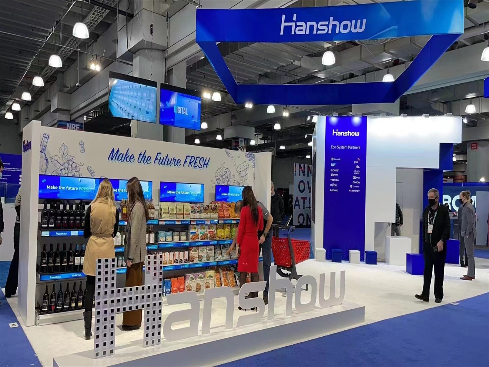 HanShow 20′ x 50′ NRF Show Custom Booth Fabrication