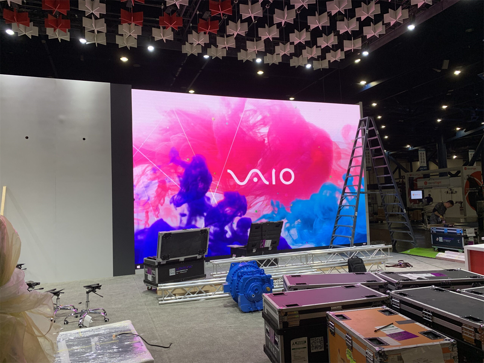 VAIO Las Vegas Trade Show/Event LED Screen Wall Rental