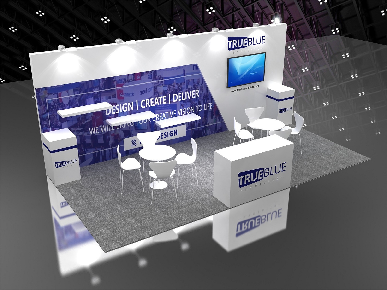 R30 10′ x 20′ Custom Trade Show Booth Design