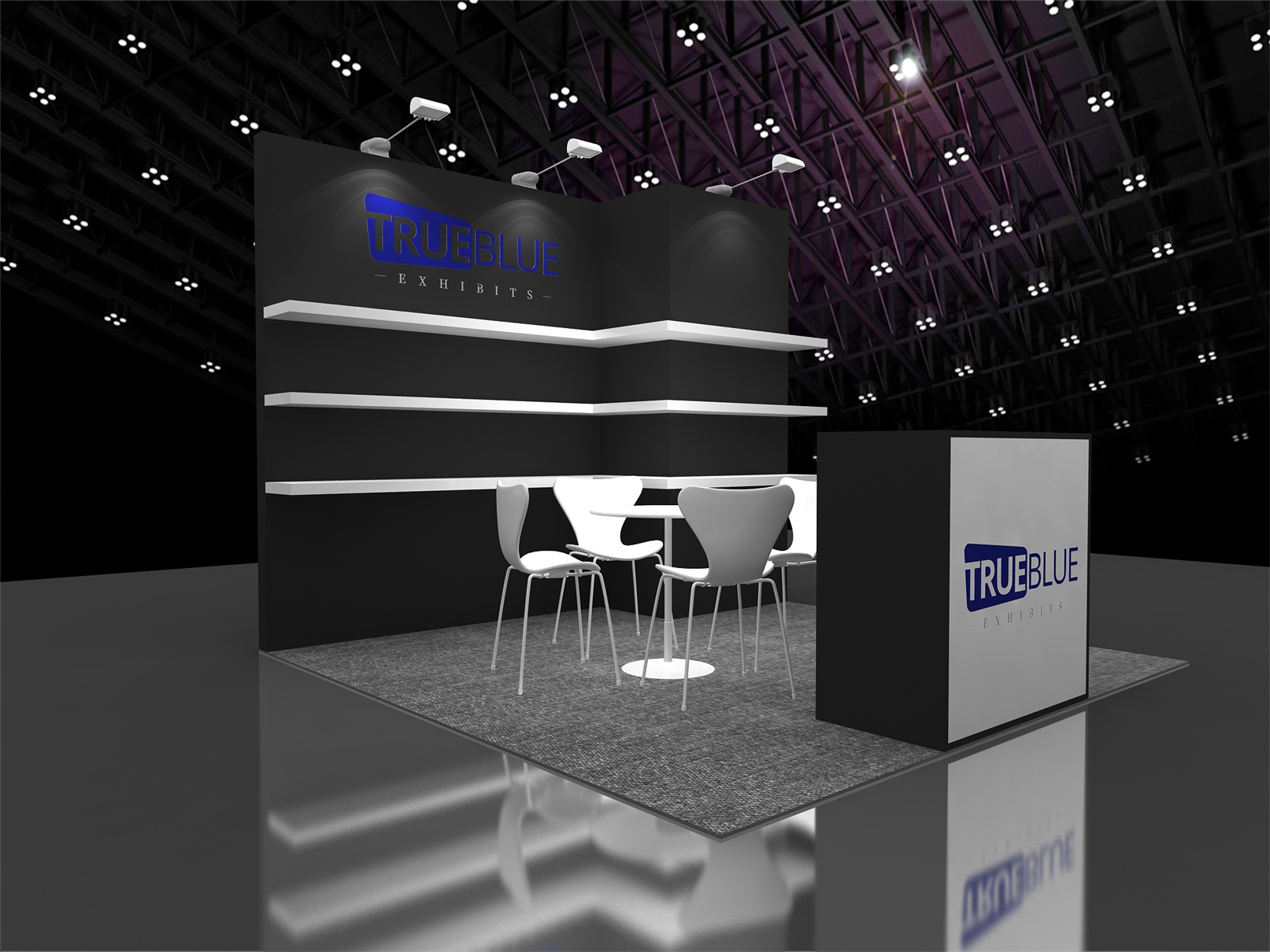 T27 10′ x 10′ Customizable Trade Show Booth Design
