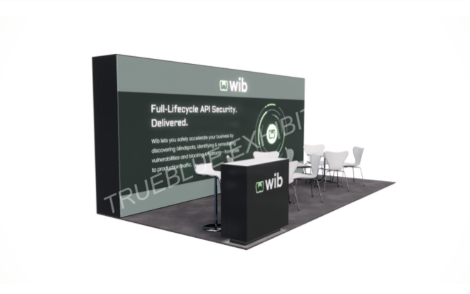 Wib Rsa Conference Led Video Wall Booth Rendering