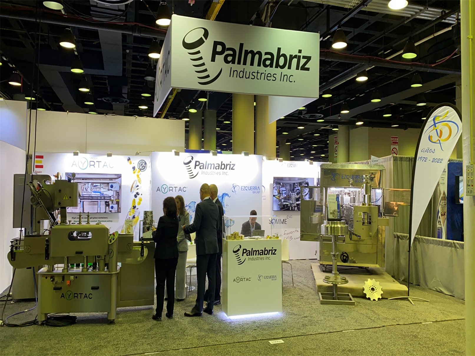 Palmabriz Pack Expo 20′ x 30′ Custom Trade Show Booth